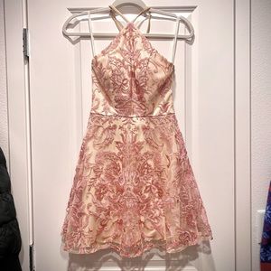 Formal Juniors Halter Dress